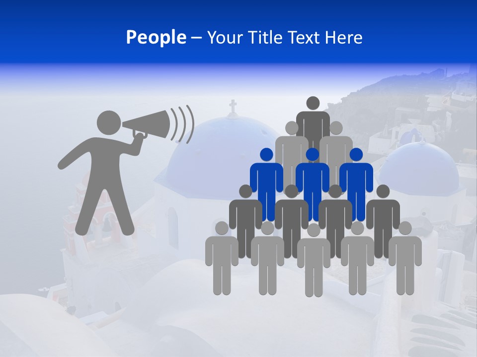 Cross Island Sea PowerPoint Template