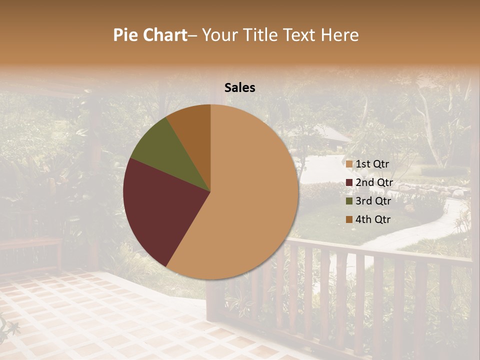 Terrace Nature Porch PowerPoint Template