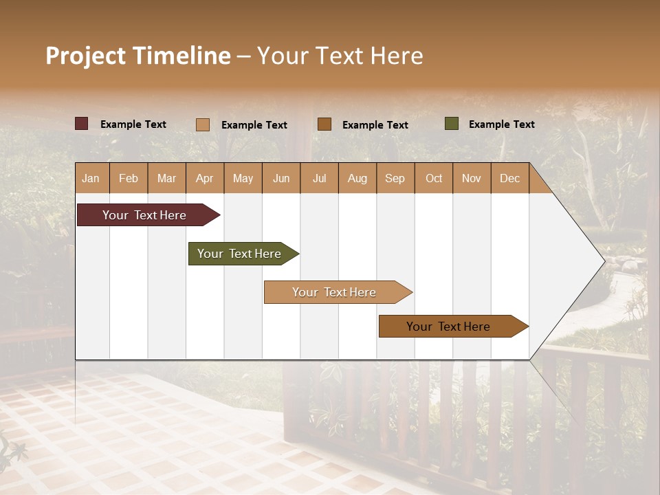 Terrace Nature Porch PowerPoint Template