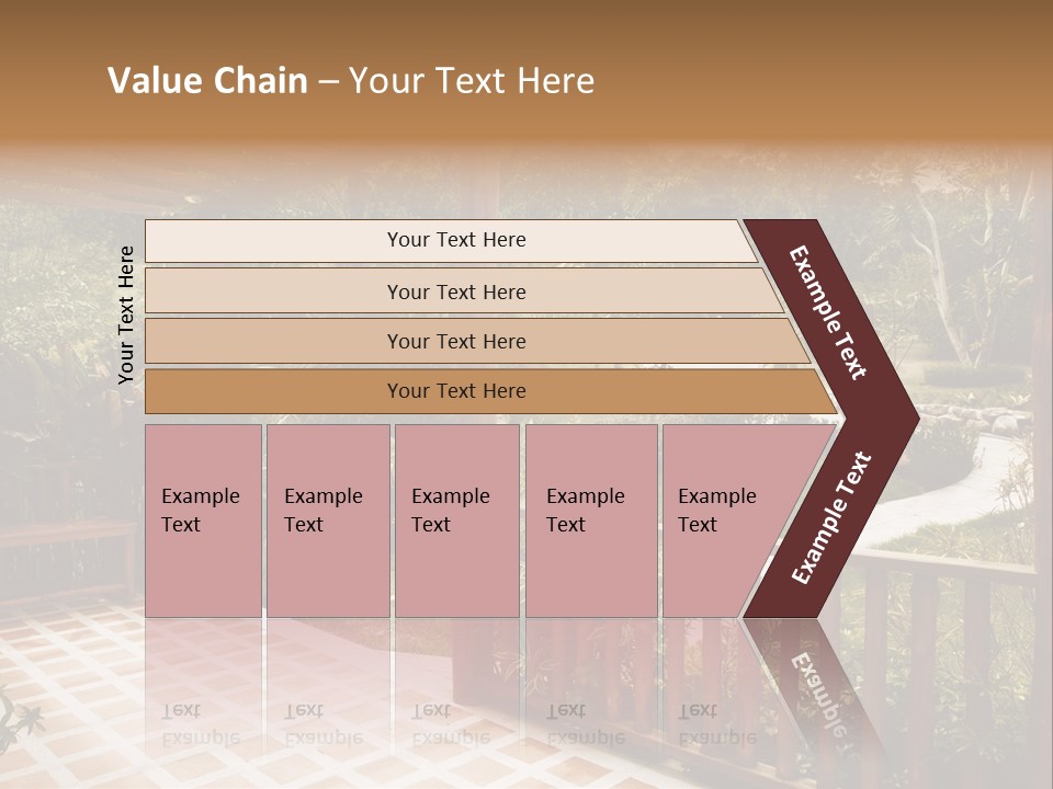 Terrace Nature Porch PowerPoint Template