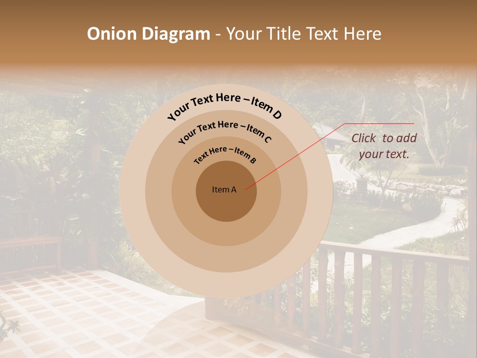 Terrace Nature Porch PowerPoint Template