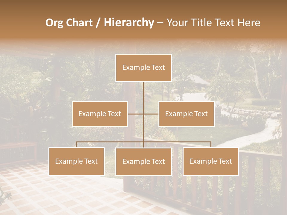Terrace Nature Porch PowerPoint Template