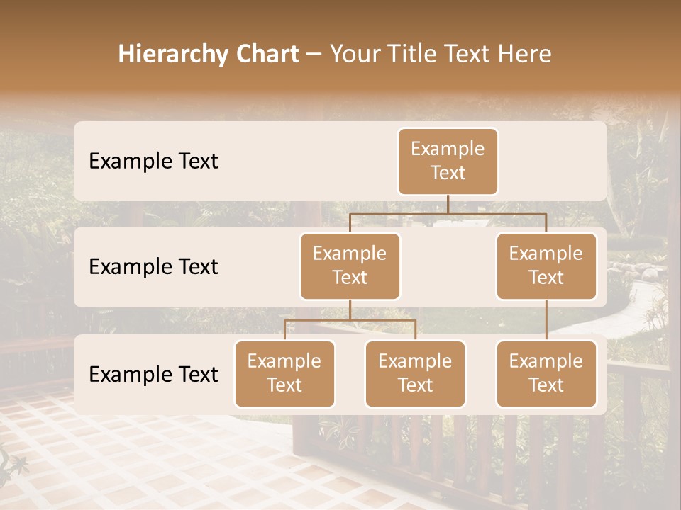 Terrace Nature Porch PowerPoint Template