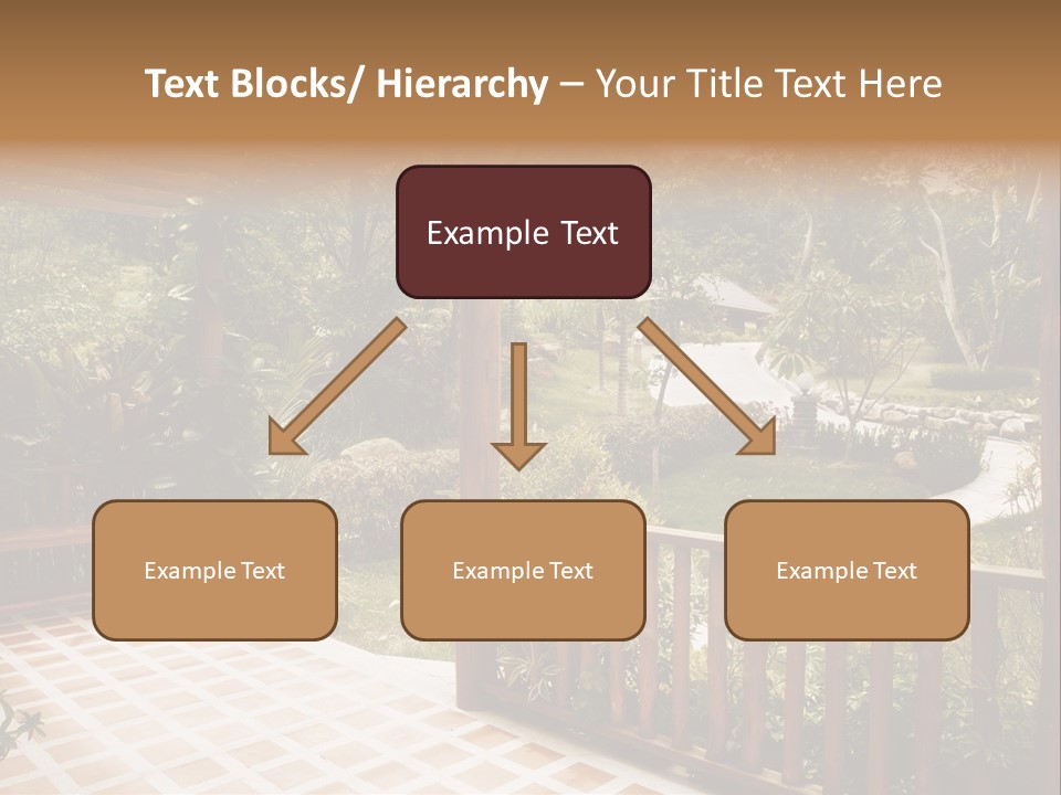 Terrace Nature Porch PowerPoint Template