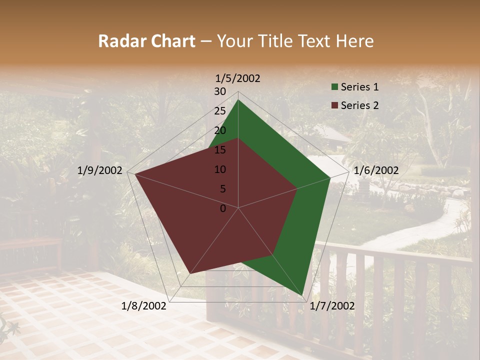 Terrace Nature Porch PowerPoint Template