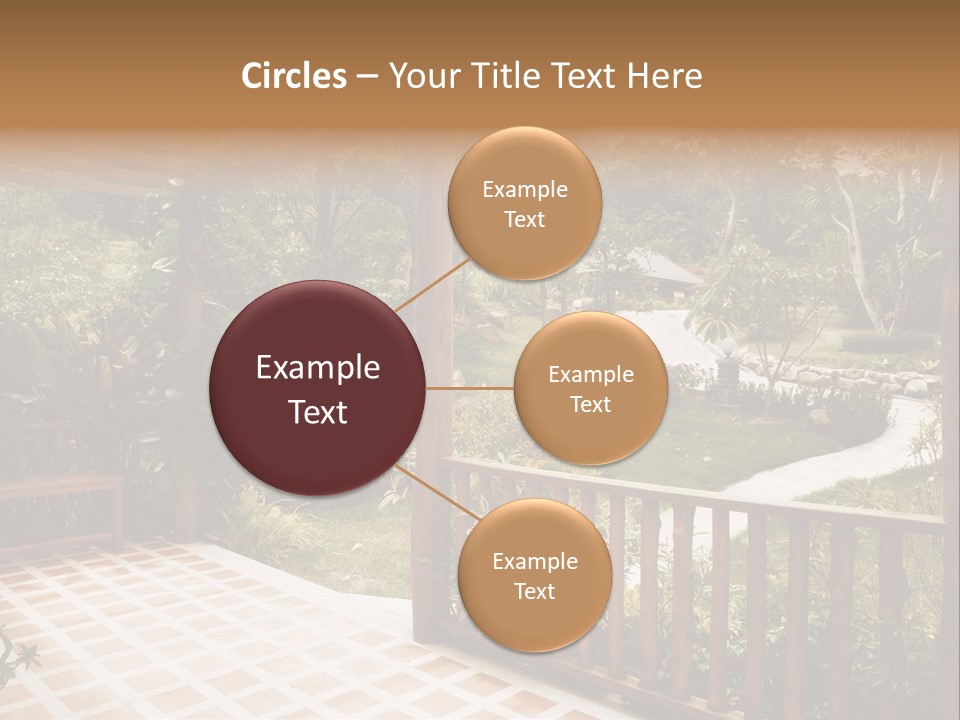 Terrace Nature Porch PowerPoint Template