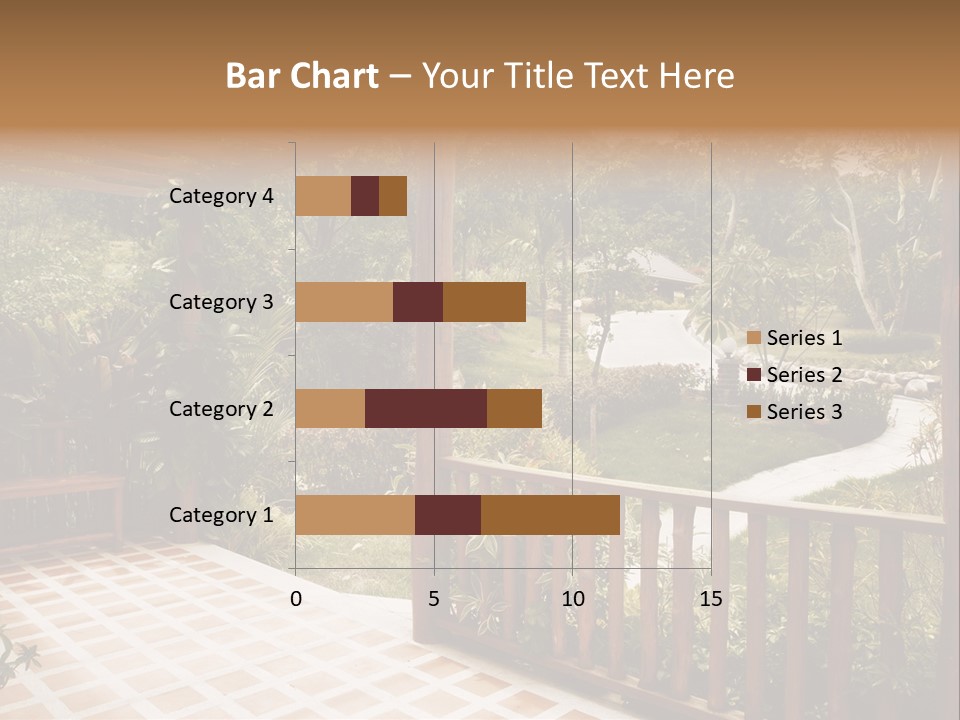 Terrace Nature Porch PowerPoint Template