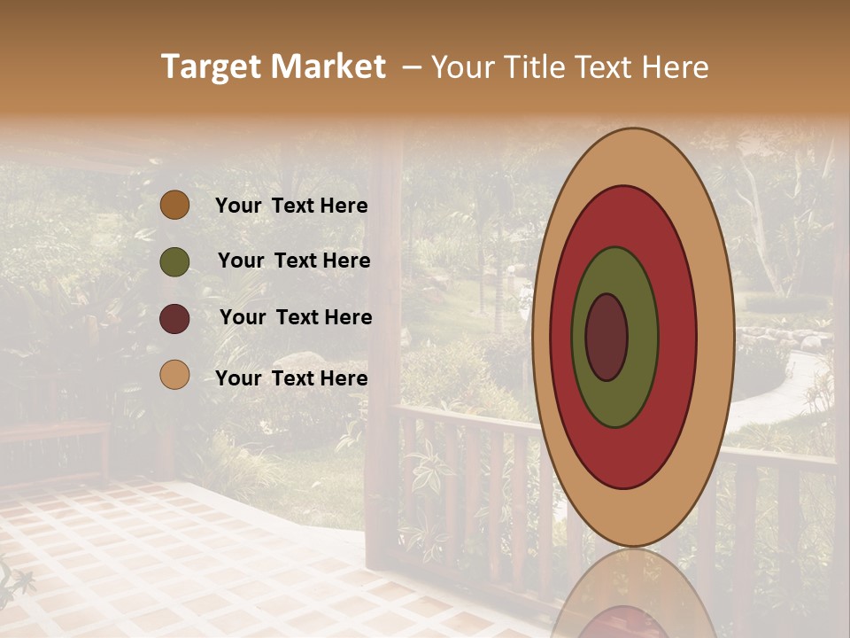Terrace Nature Porch PowerPoint Template