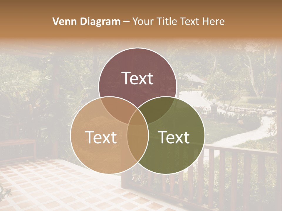 Terrace Nature Porch PowerPoint Template