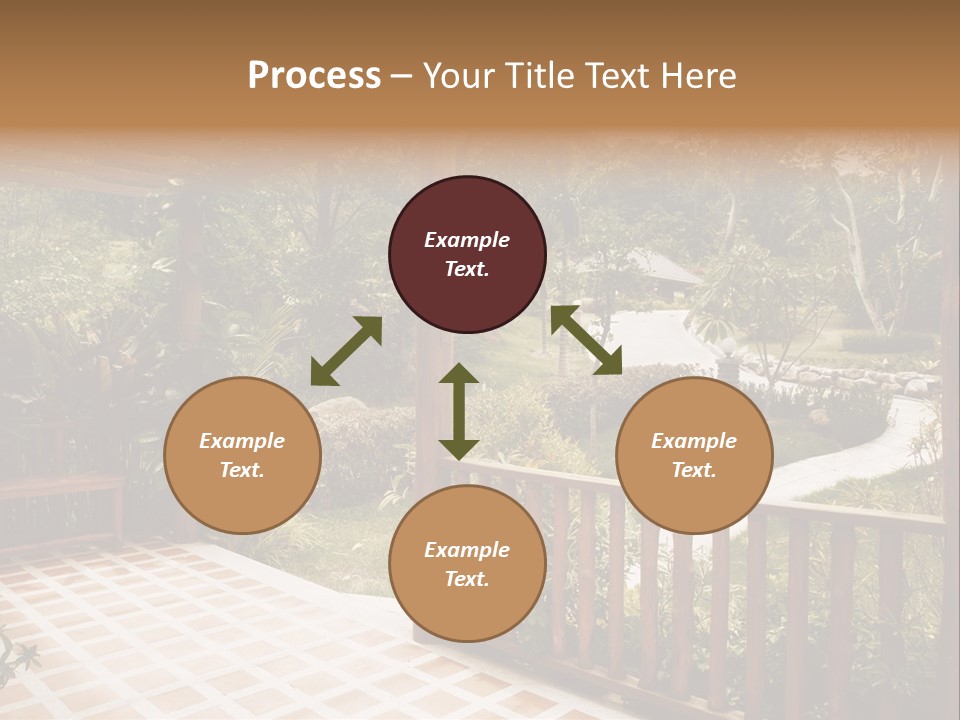 Terrace Nature Porch PowerPoint Template