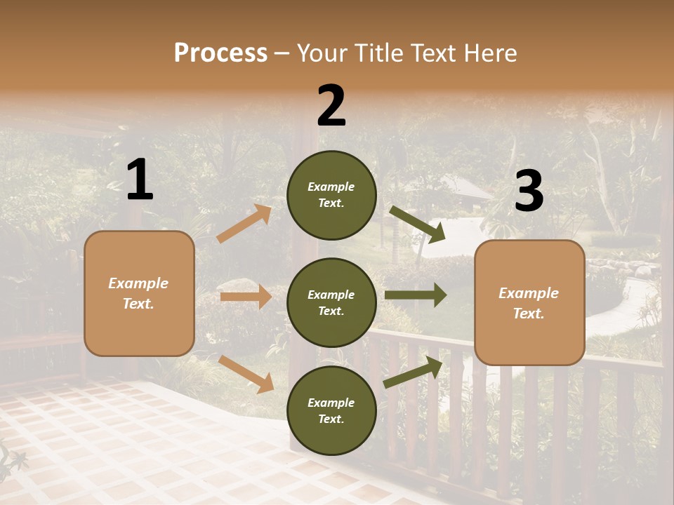 Terrace Nature Porch PowerPoint Template