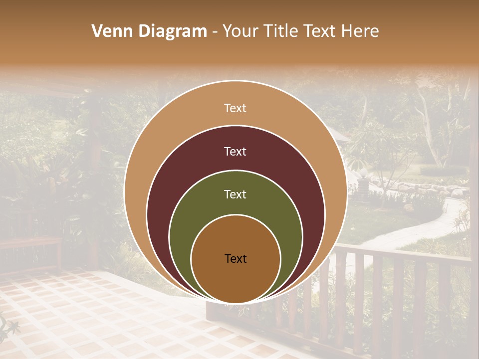 Terrace Nature Porch PowerPoint Template