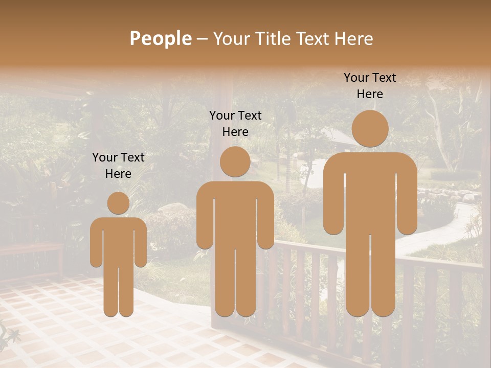 Terrace Nature Porch PowerPoint Template