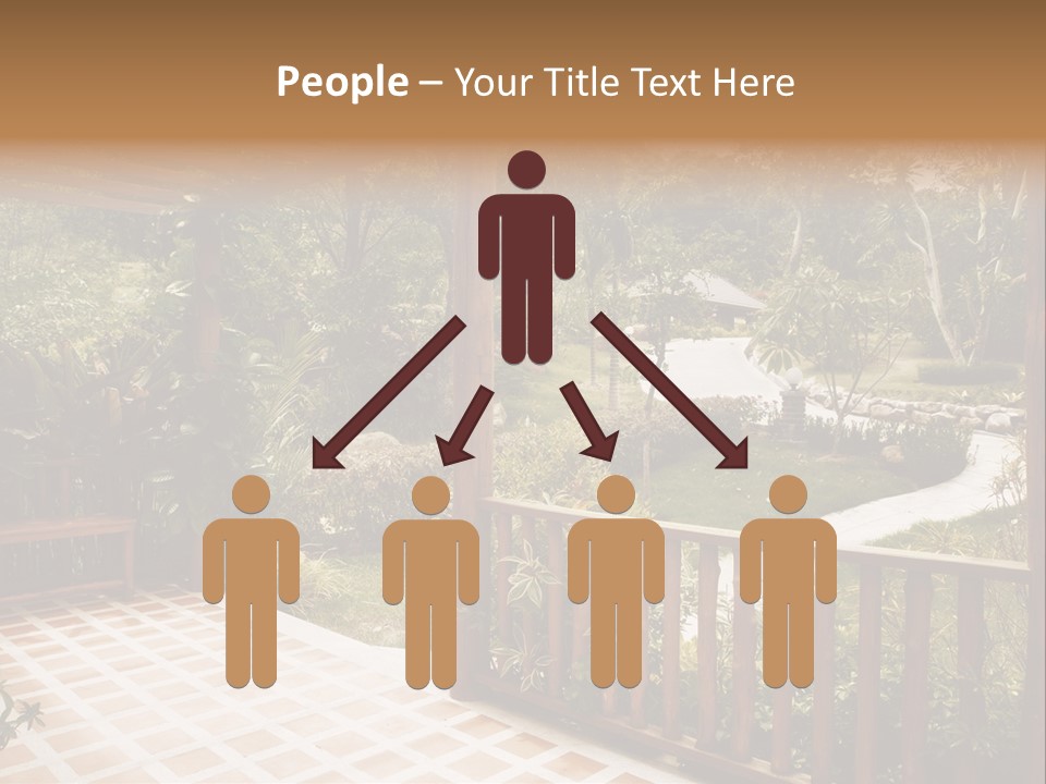 Terrace Nature Porch PowerPoint Template