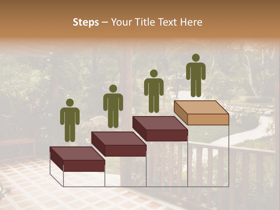 Terrace Nature Porch PowerPoint Template