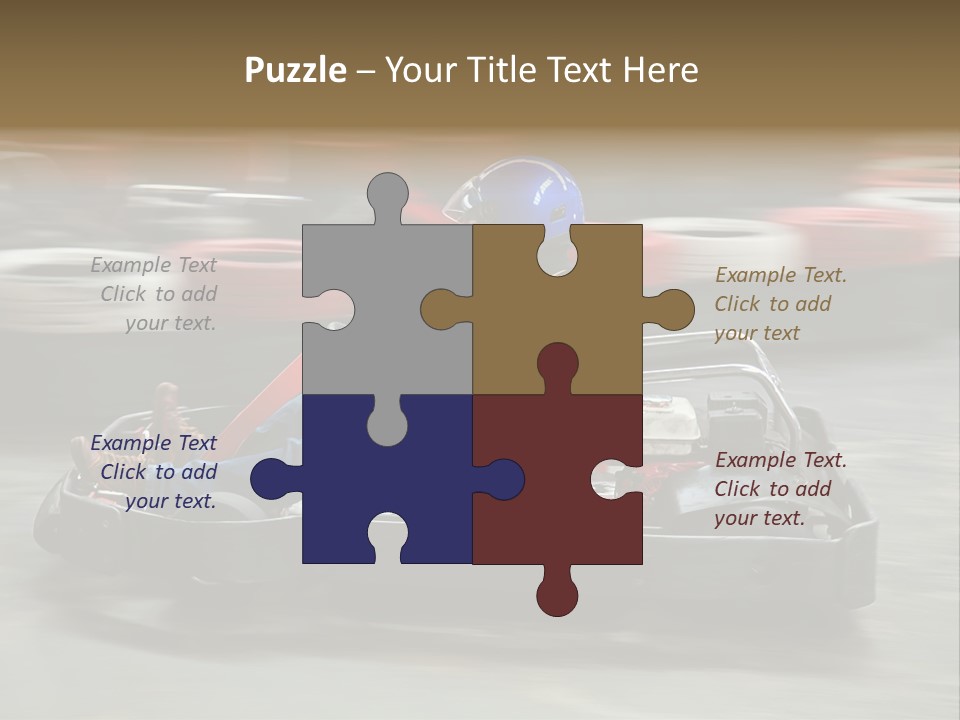 Leisure Race Car PowerPoint Template