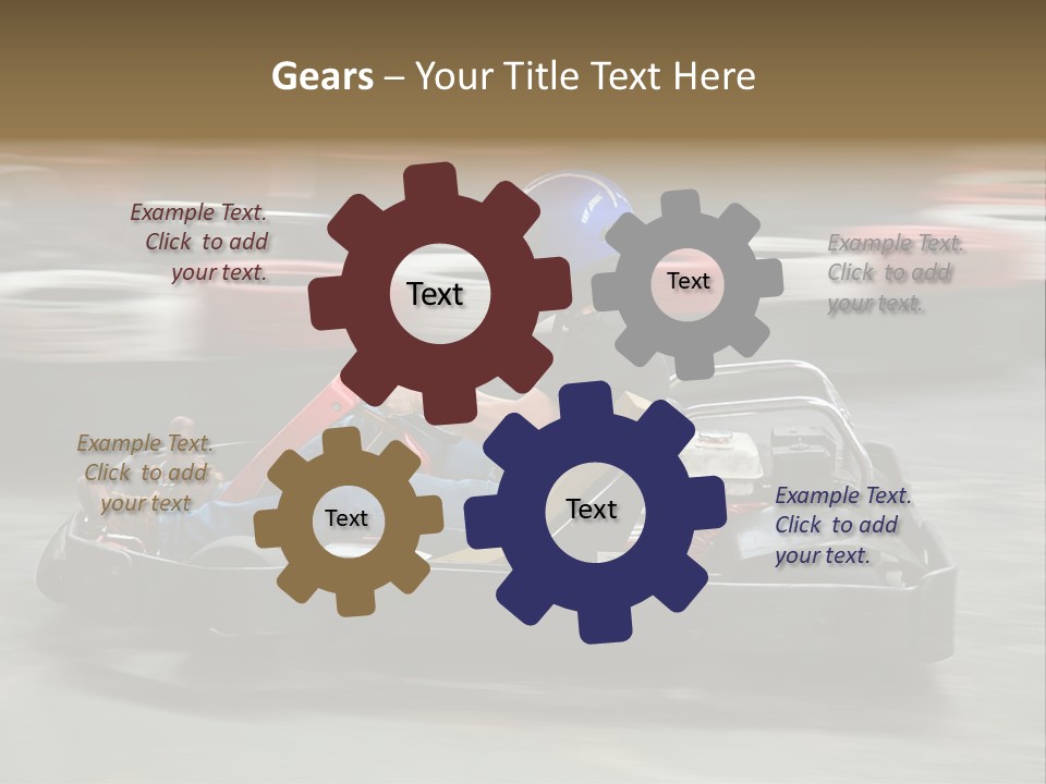 Leisure Race Car PowerPoint Template