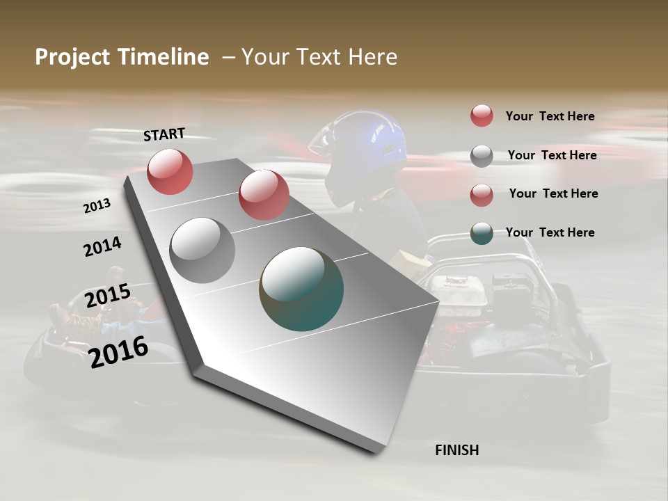 Leisure Race Car PowerPoint Template