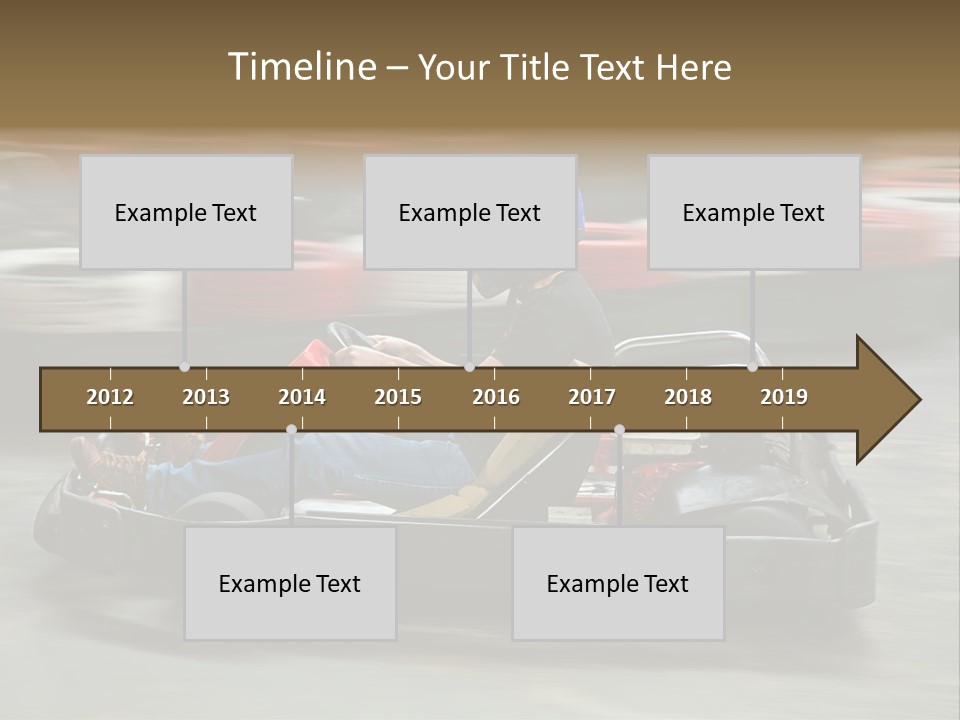 Leisure Race Car PowerPoint Template