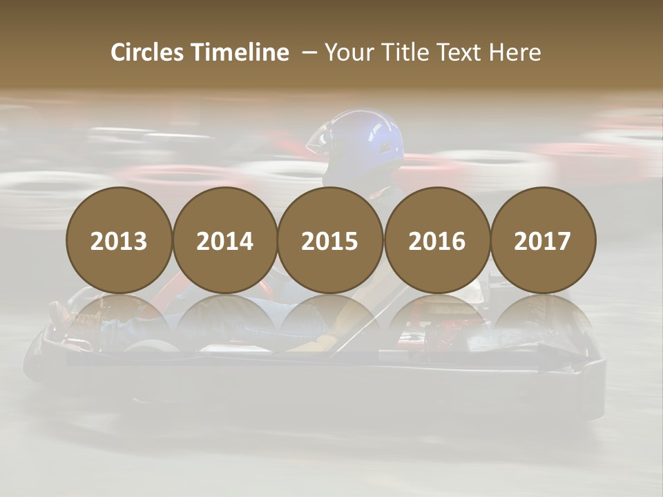 Leisure Race Car PowerPoint Template