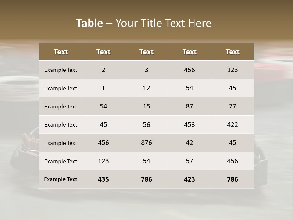 Leisure Race Car PowerPoint Template