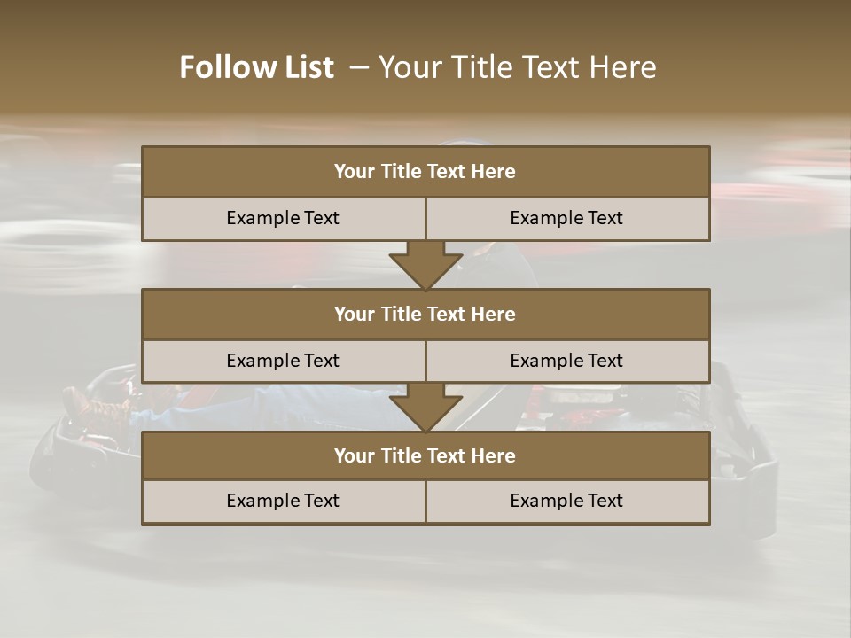Leisure Race Car PowerPoint Template