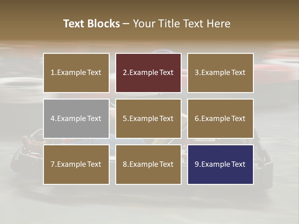 Leisure Race Car PowerPoint Template