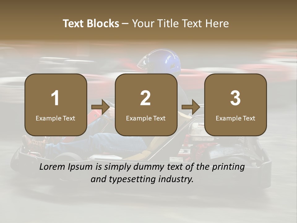 Leisure Race Car PowerPoint Template
