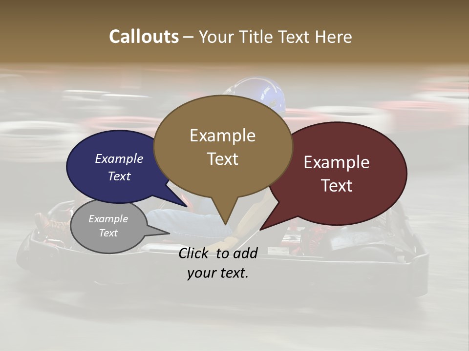 Leisure Race Car PowerPoint Template