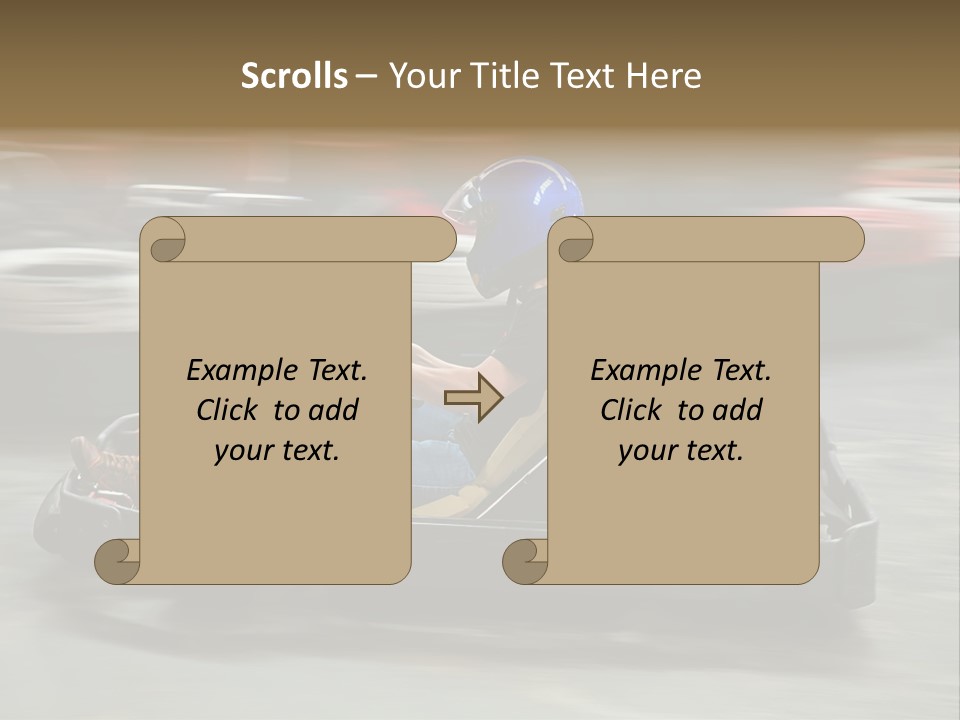 Leisure Race Car PowerPoint Template