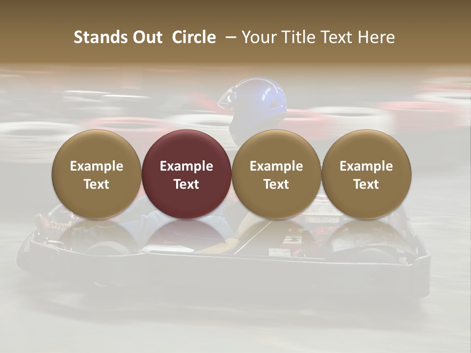 Leisure Race Car PowerPoint Template