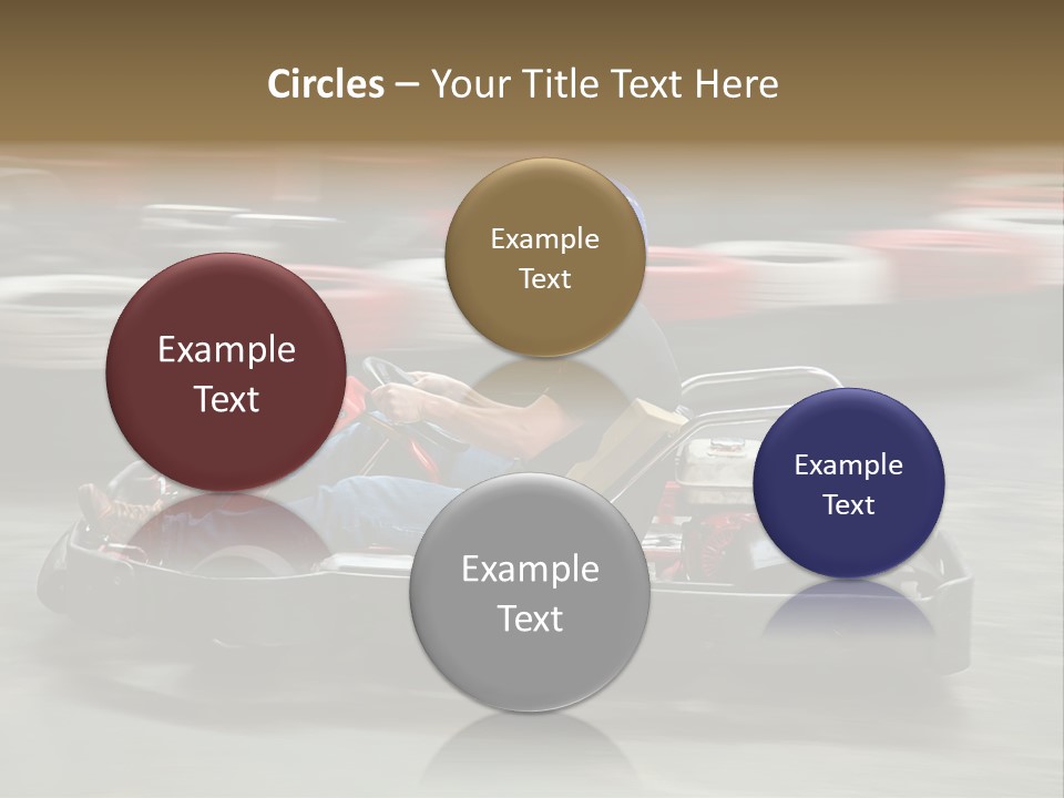 Leisure Race Car PowerPoint Template