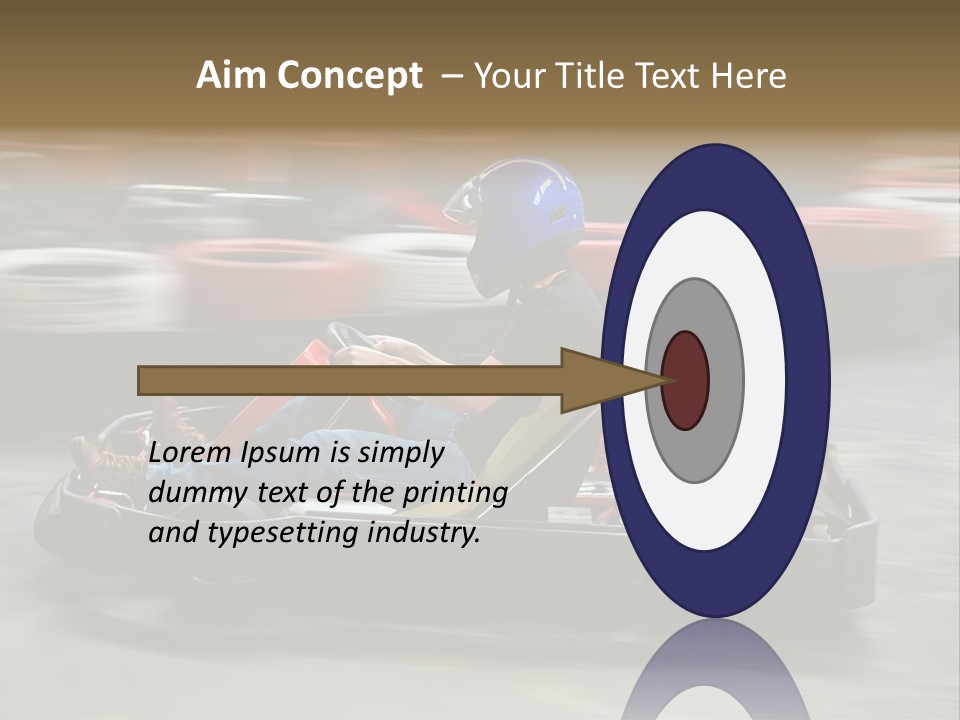 Leisure Race Car PowerPoint Template