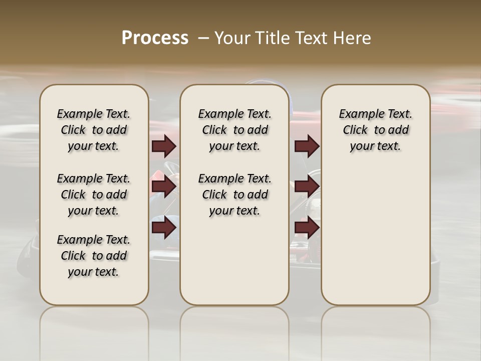 Leisure Race Car PowerPoint Template