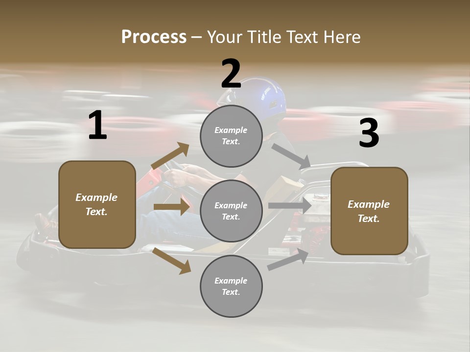 Leisure Race Car PowerPoint Template