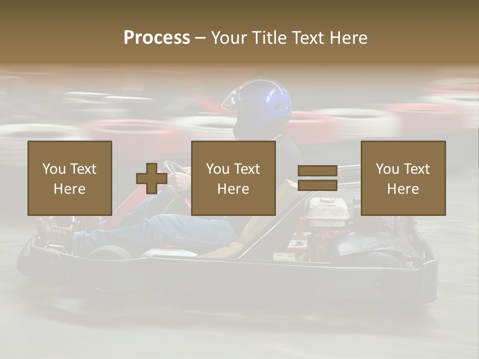 Leisure Race Car PowerPoint Template