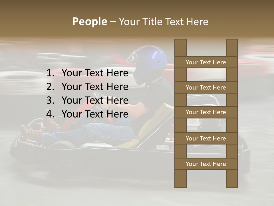 Leisure Race Car PowerPoint Template