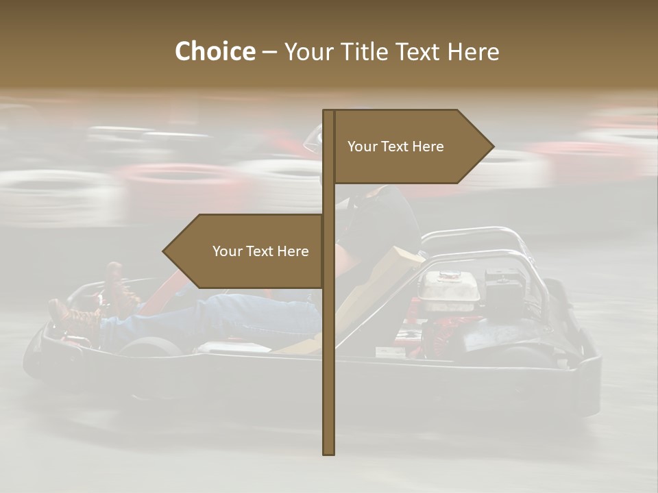 Leisure Race Car PowerPoint Template