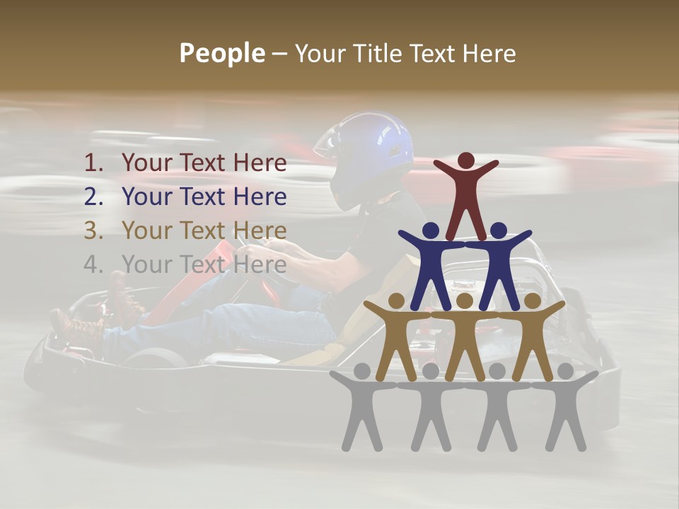 Leisure Race Car PowerPoint Template