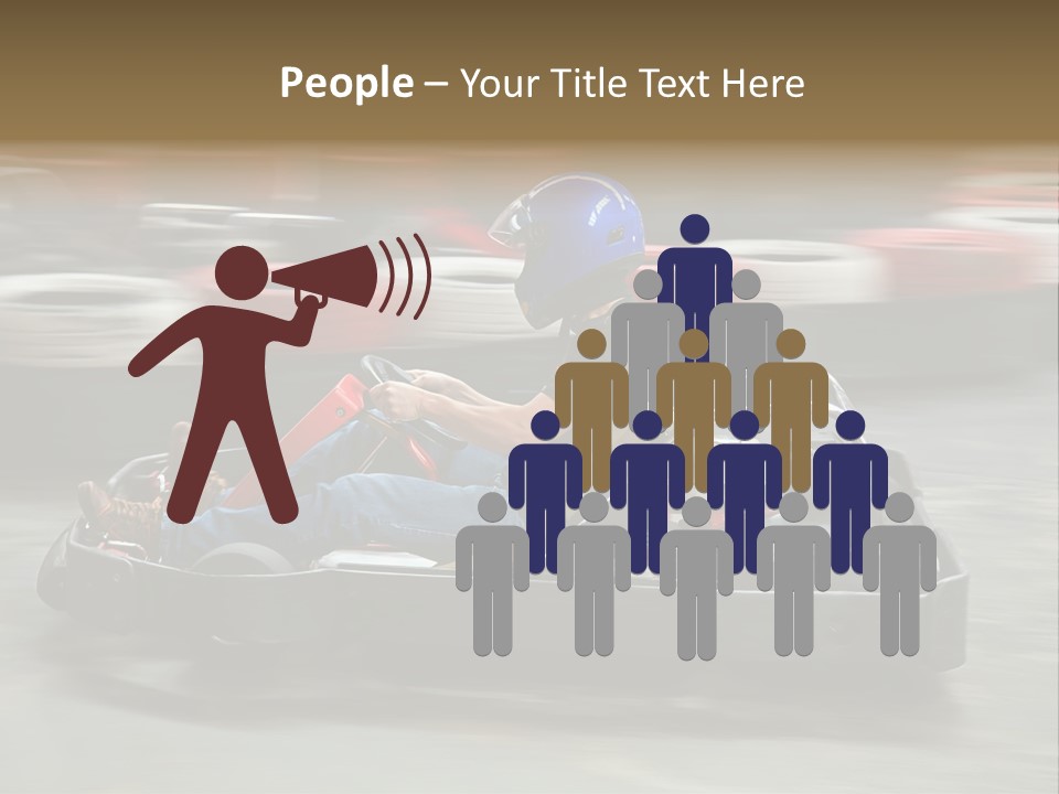 Leisure Race Car PowerPoint Template