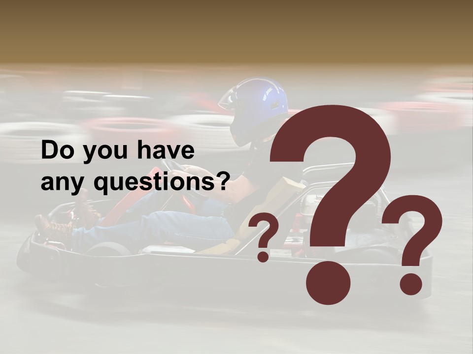 Leisure Race Car PowerPoint Template