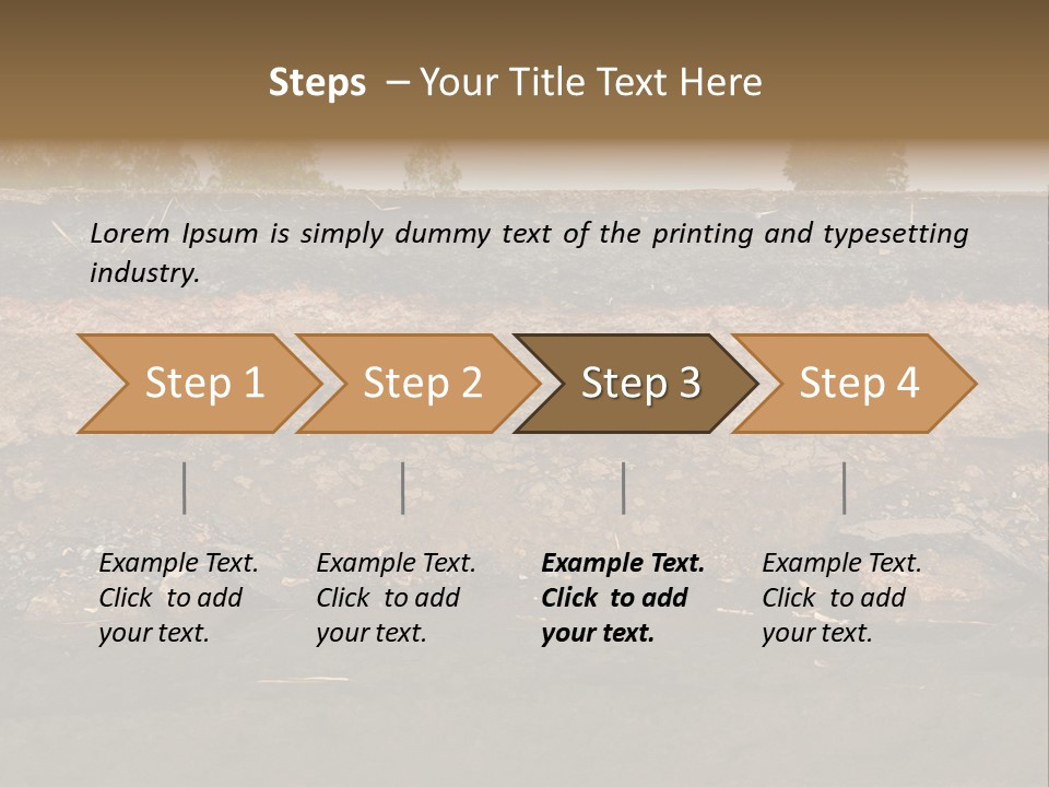 Nobody Pattern Natural PowerPoint Template