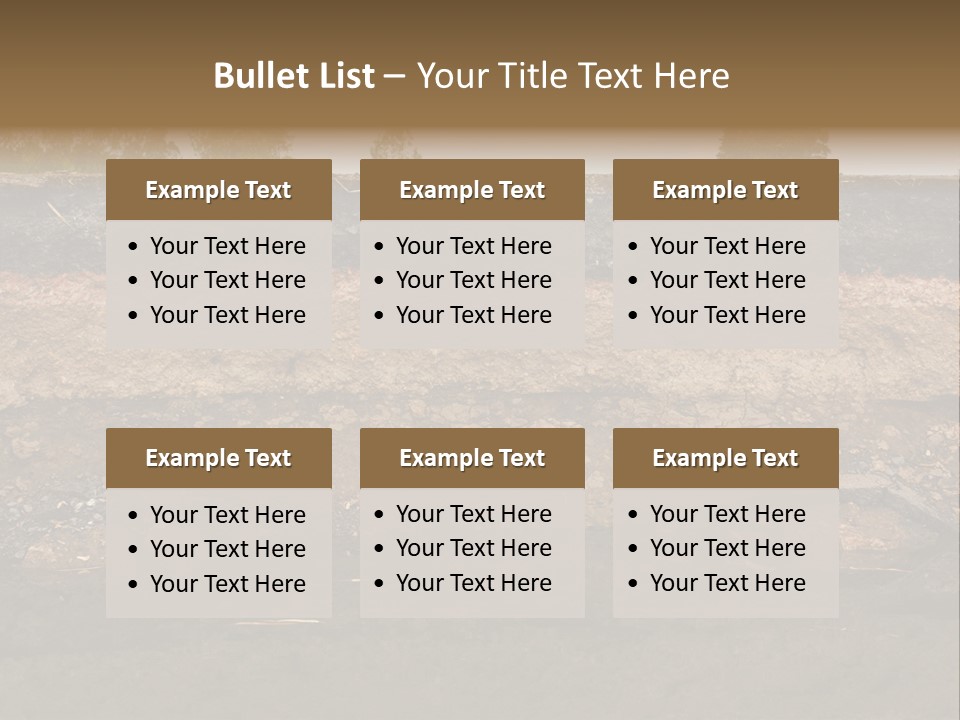 Nobody Pattern Natural PowerPoint Template