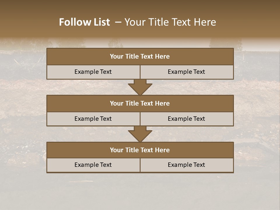 Nobody Pattern Natural PowerPoint Template