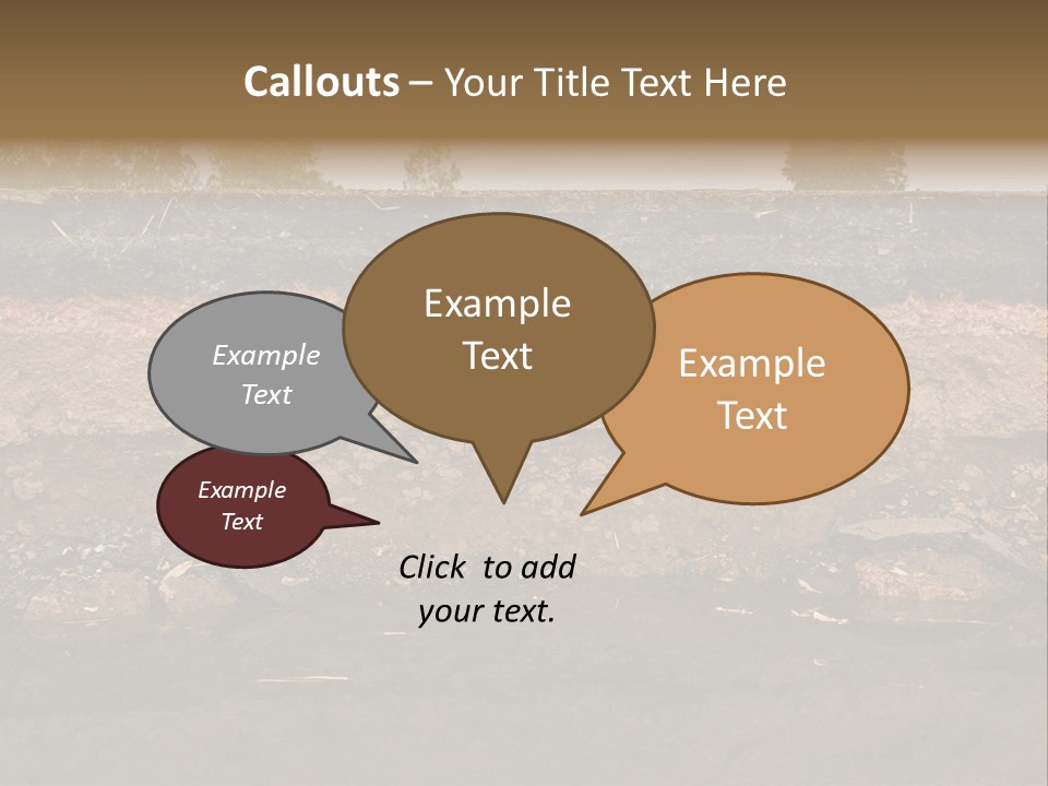 Nobody Pattern Natural PowerPoint Template