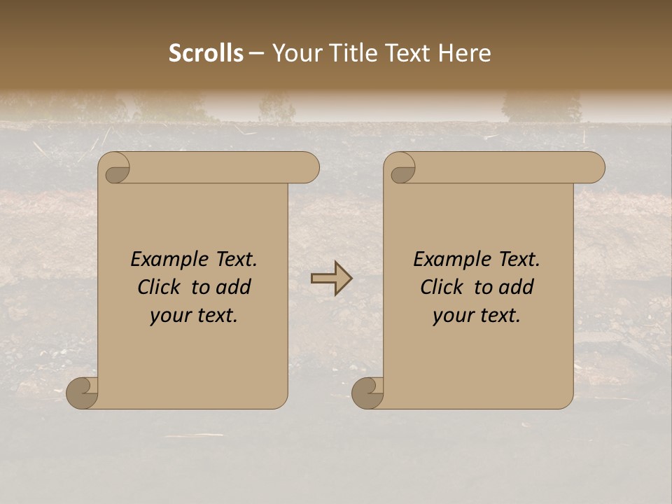 Nobody Pattern Natural PowerPoint Template