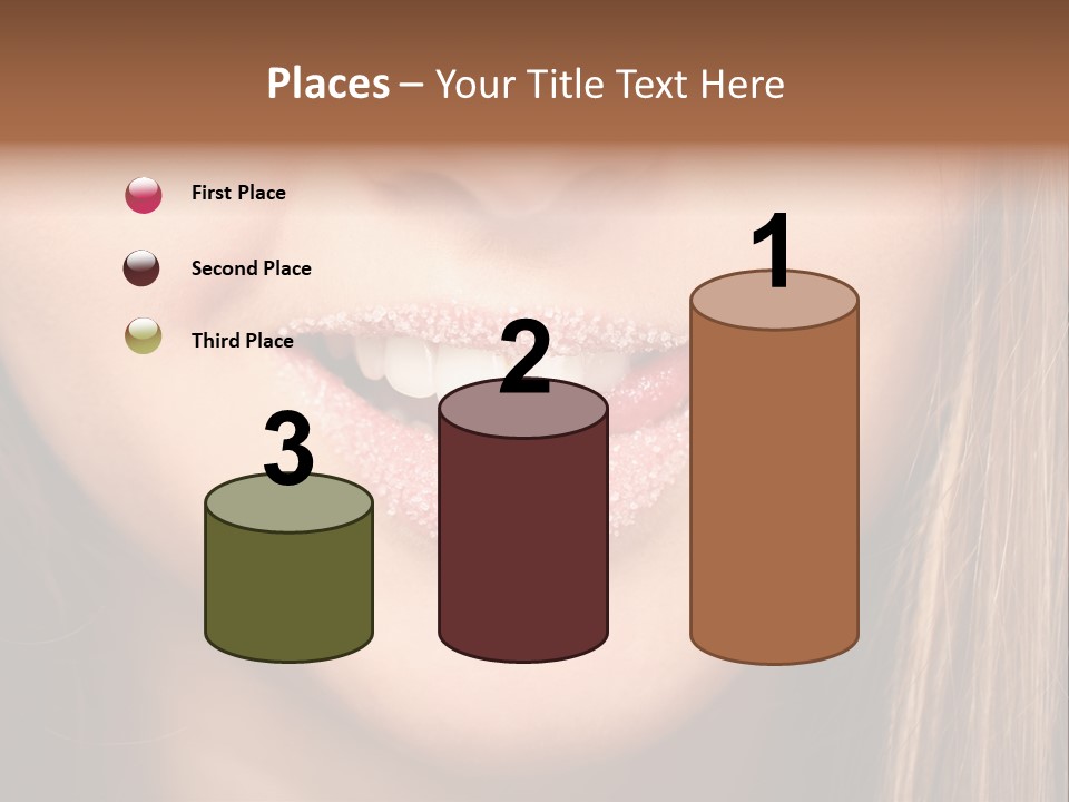 Sensual Girl Delicious PowerPoint Template