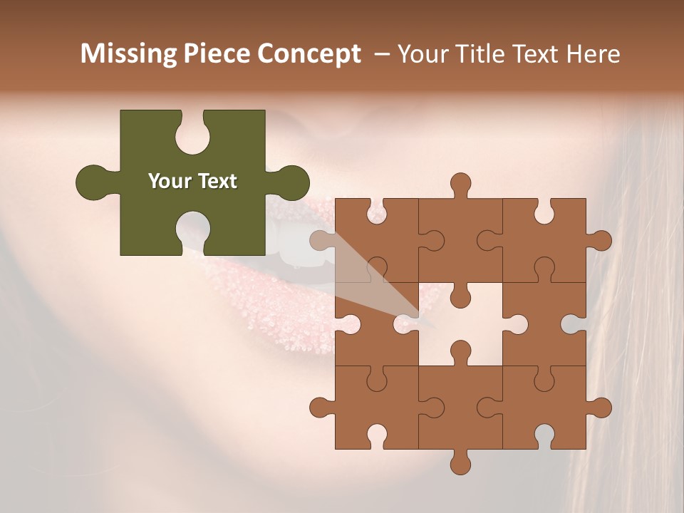 Sensual Girl Delicious PowerPoint Template