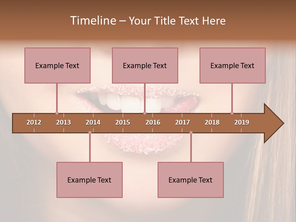 Sensual Girl Delicious PowerPoint Template