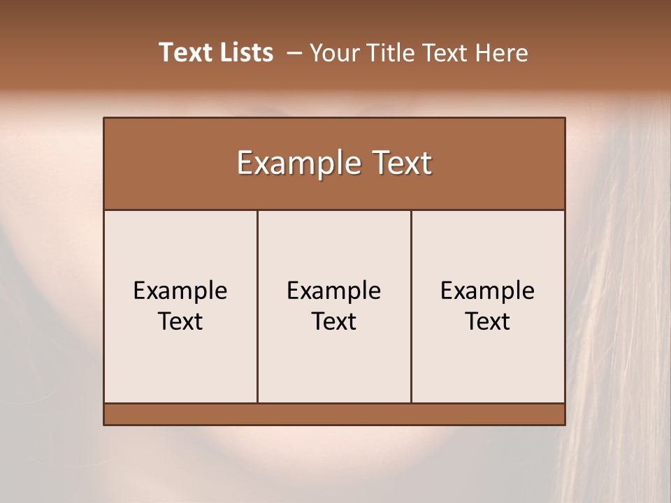 Sensual Girl Delicious PowerPoint Template